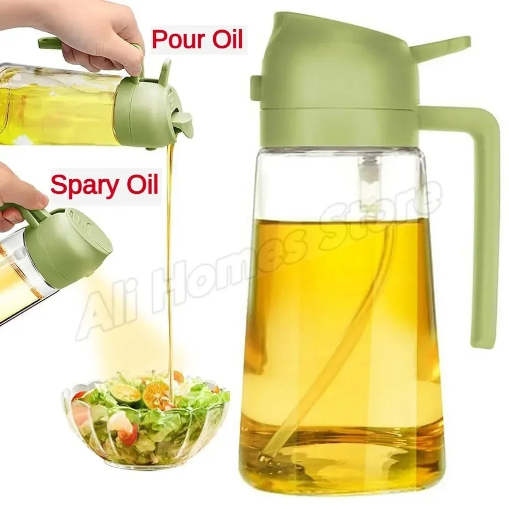 2In1 500Ml Oil Sprayer Bottle and Oil Dispenser